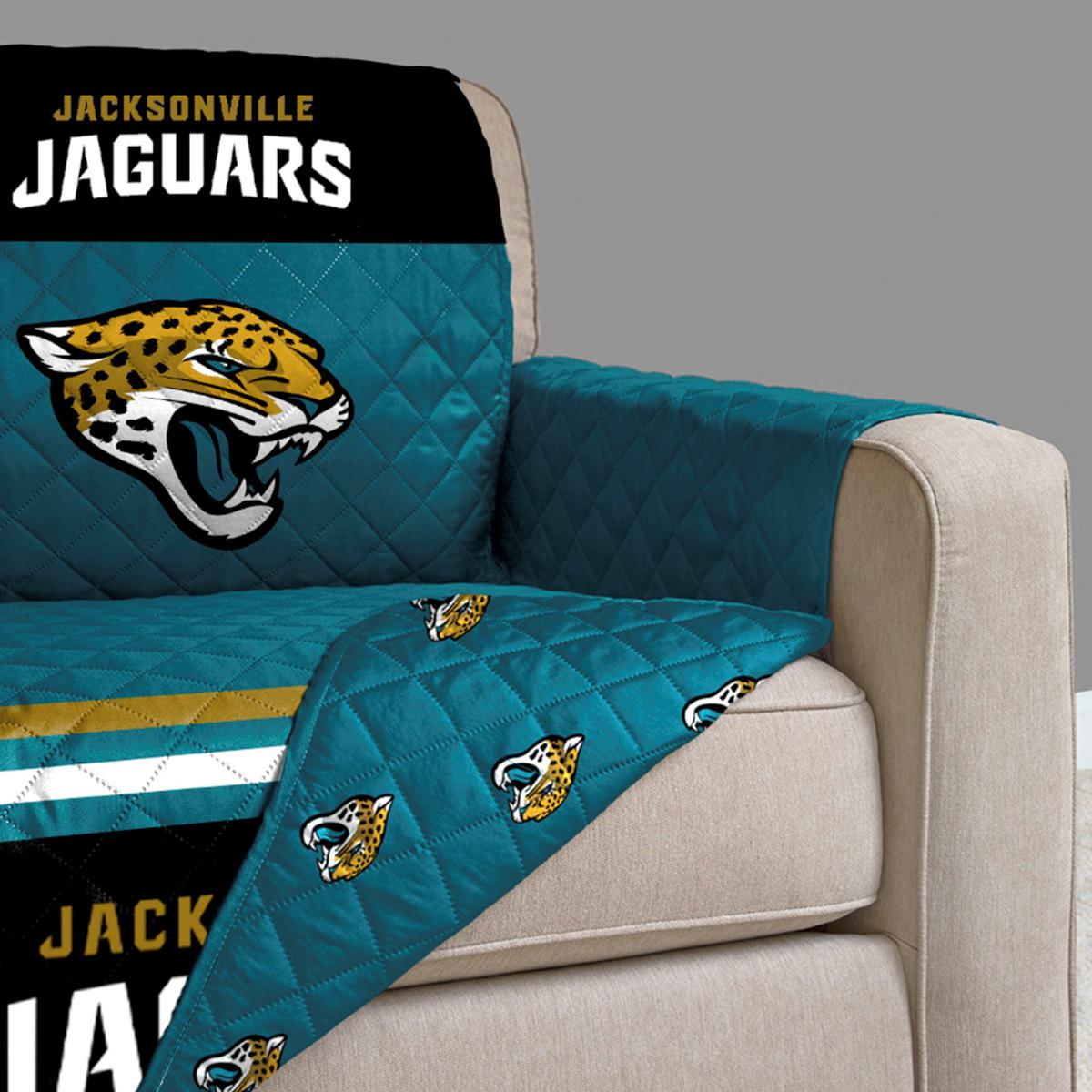 Officially Licensed NFL 80" x 65" Pegasus Furniture Cover Jaguars
