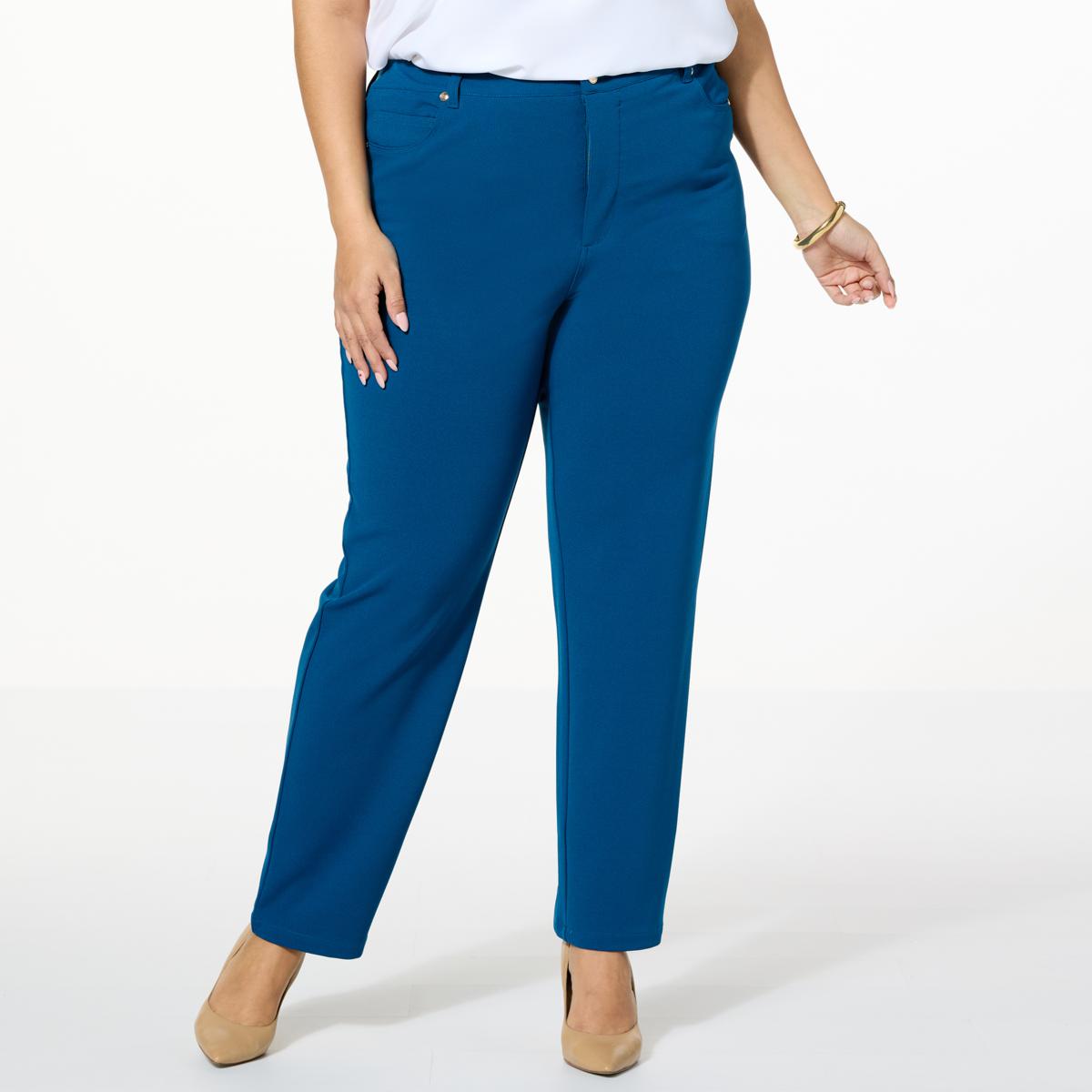 C Wonder by Christian Siriano Crepe Slim-Leg Pant - 22256099 | HSN