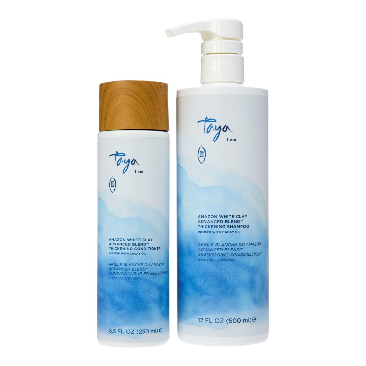 Taya Amazon White Clay Thickening Shampoo & Conditioner 22352272 HSN