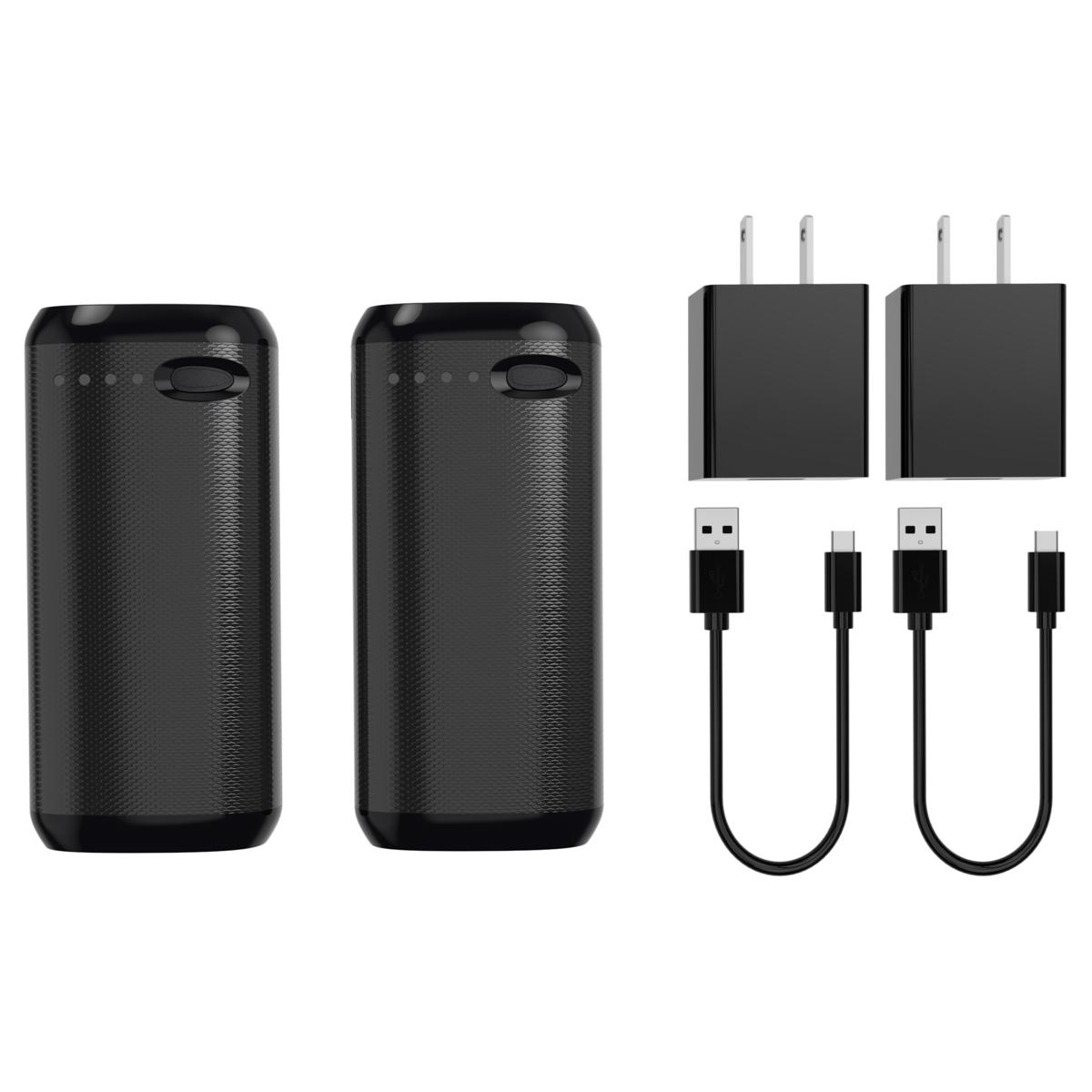5200mAh Power Bank 2pack w/Cables and Wall Chargers 22642557