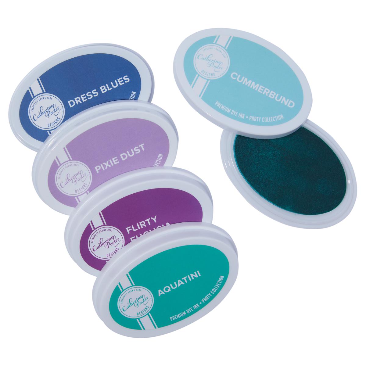 Sizzix X Catherine Pooler Cool Color Ink Pad Set of 5 23264860 HSN