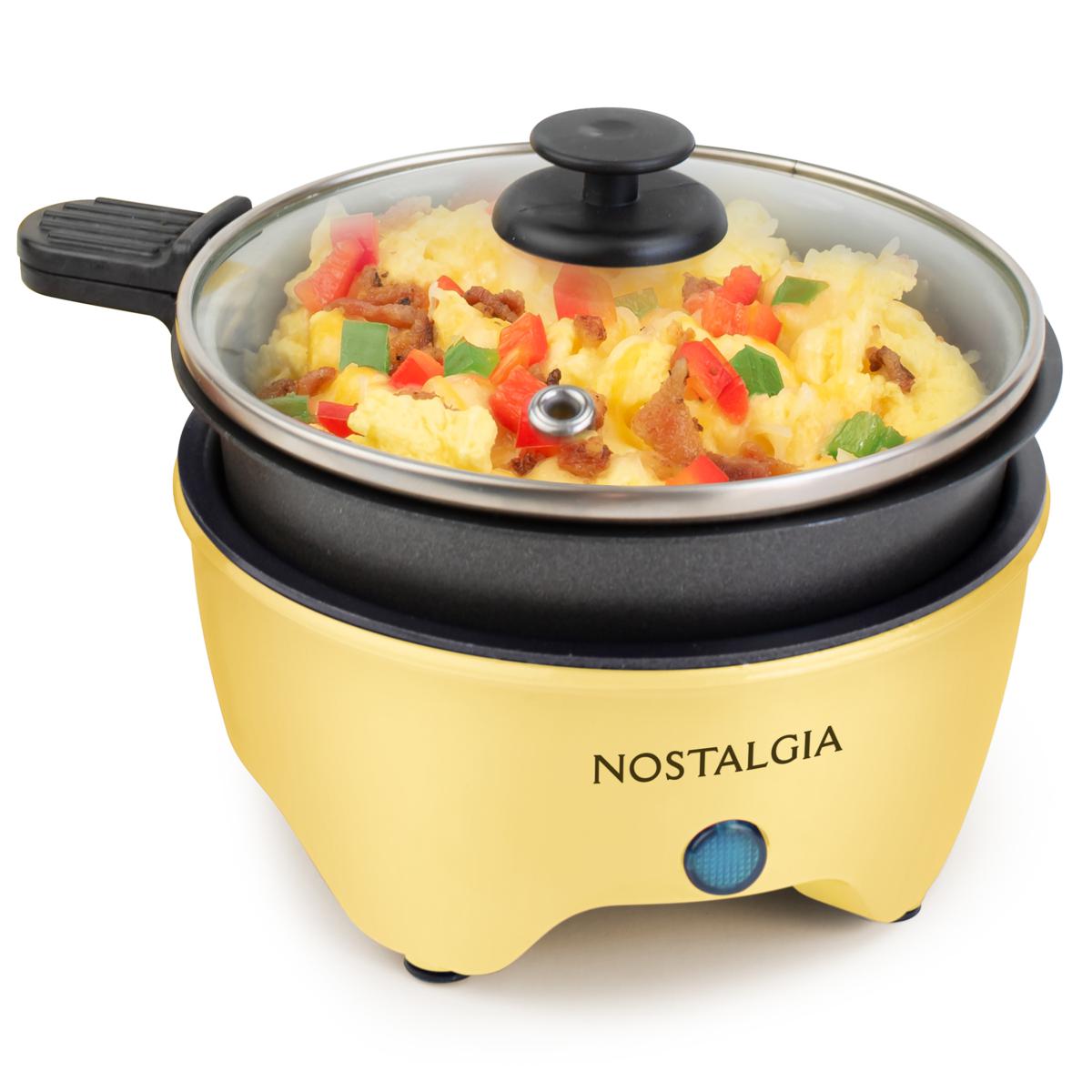 Nostalgia MyMini Personal Electric Skillet in Yellow 9276892 HSN