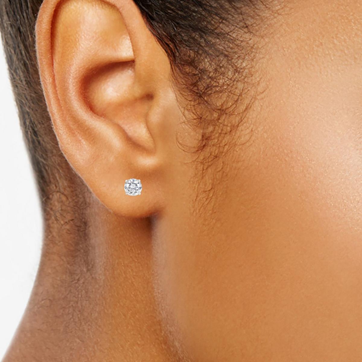 1.2 ct diamond earrings