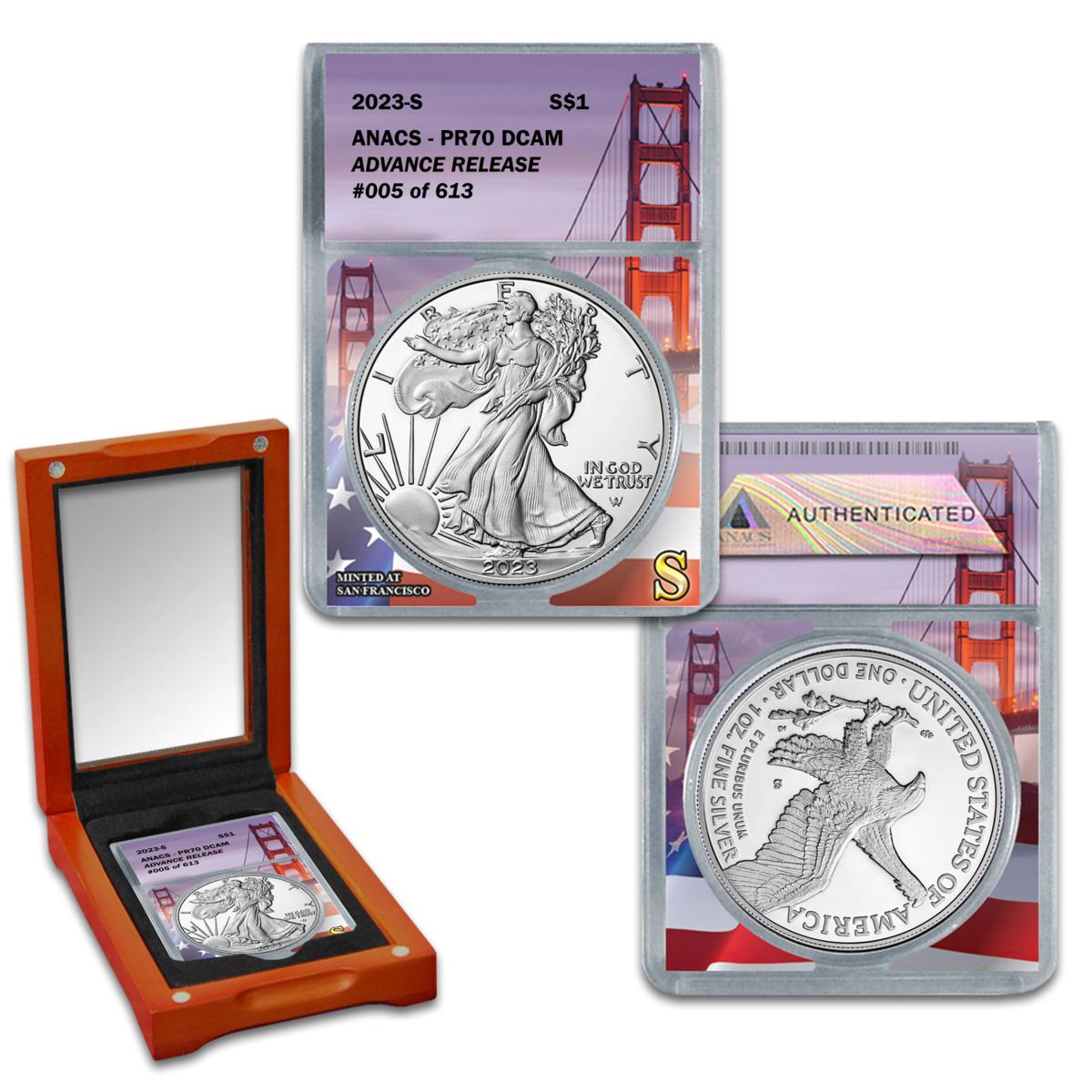 Redesigned San Francisco American Eagle Silver Proof Coin