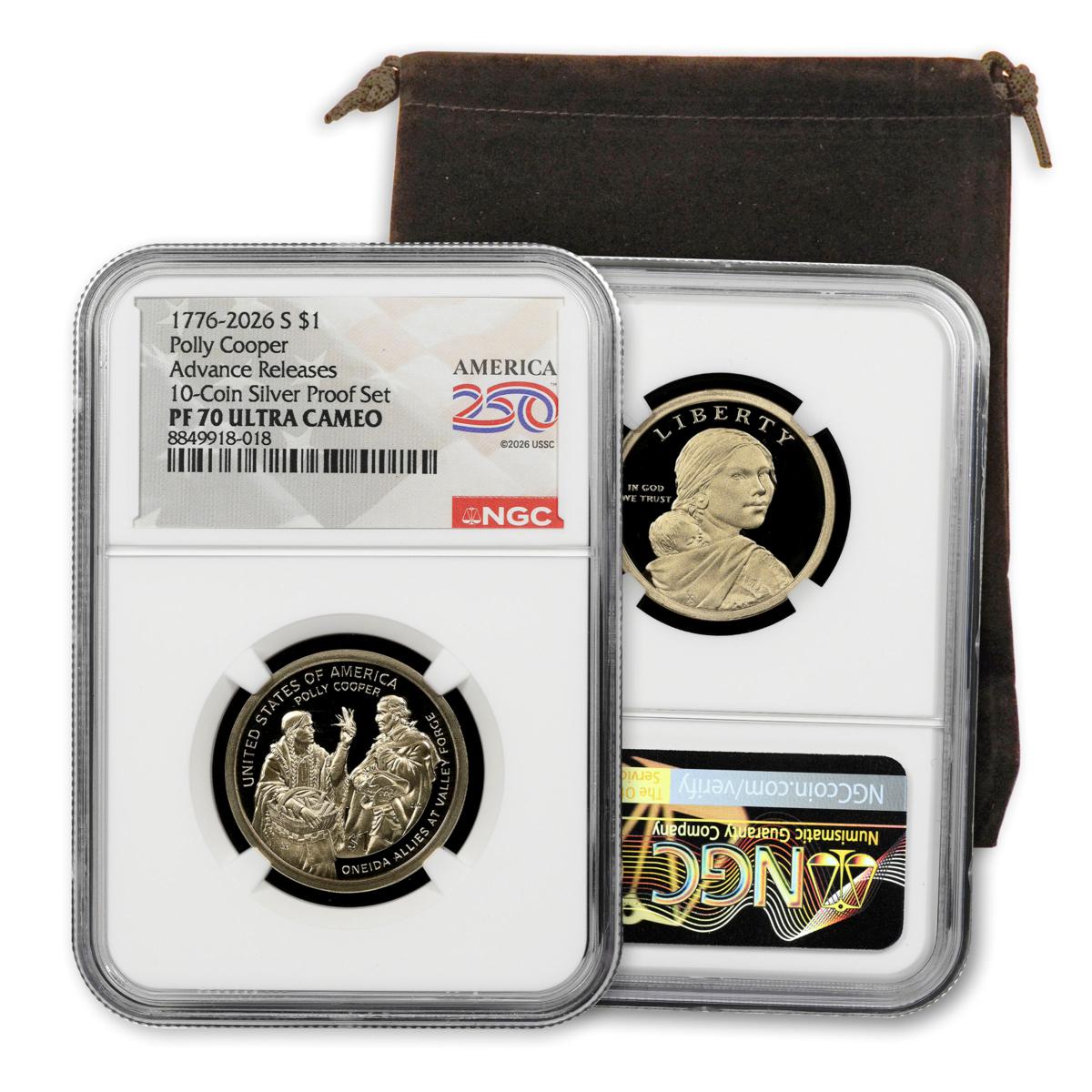2026 Native American Gold Dollar Proof NGC 70 AR America 250 | HSN