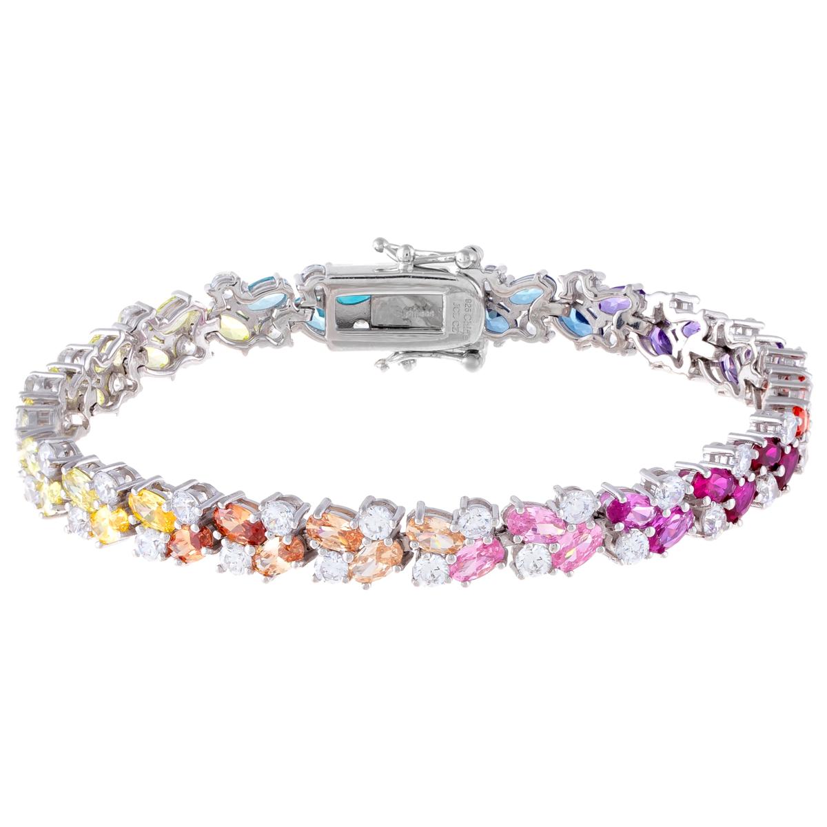 Rainbow deals cz bracelet