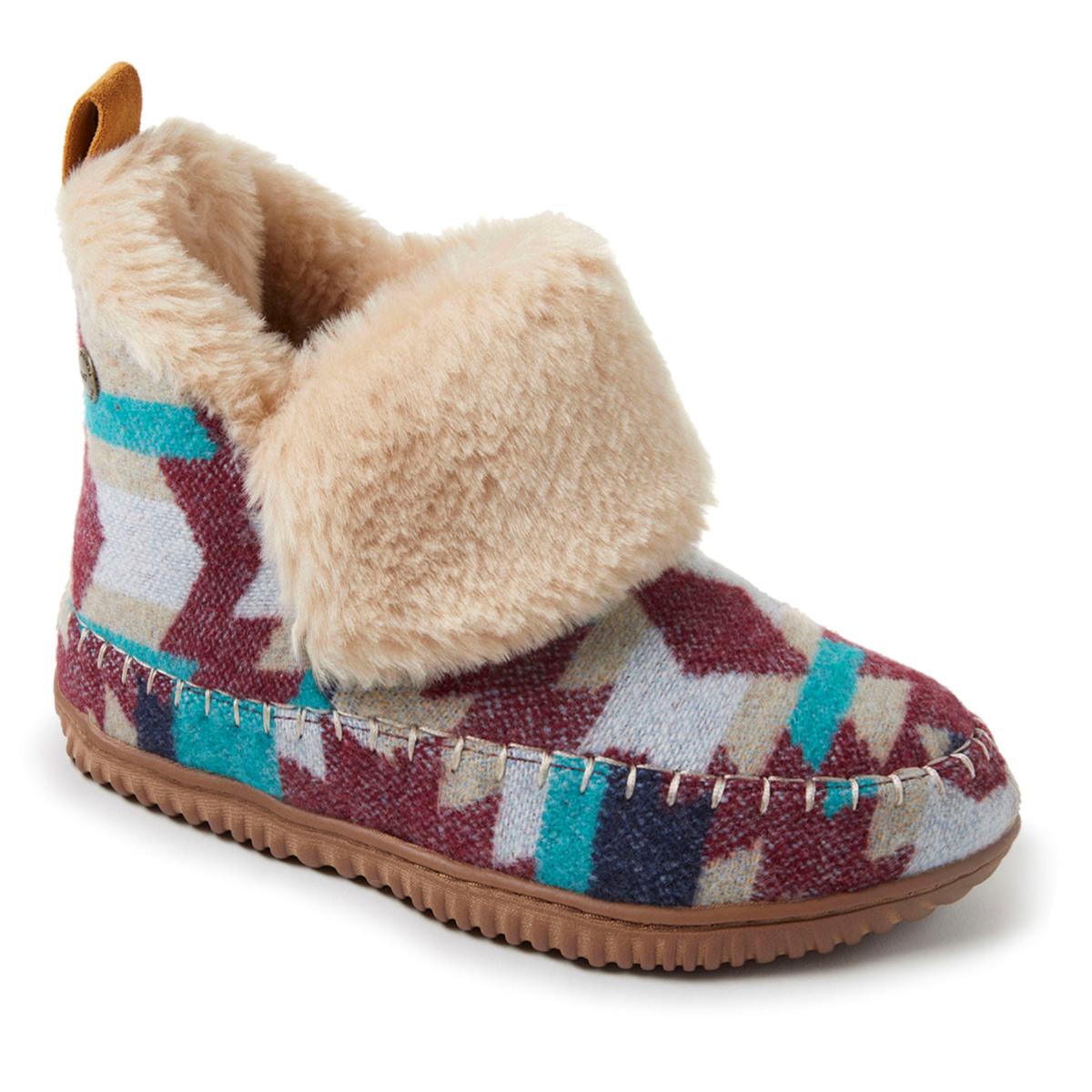 Alpine by Dearfoams Women's Moritz Bootie, Cabernet