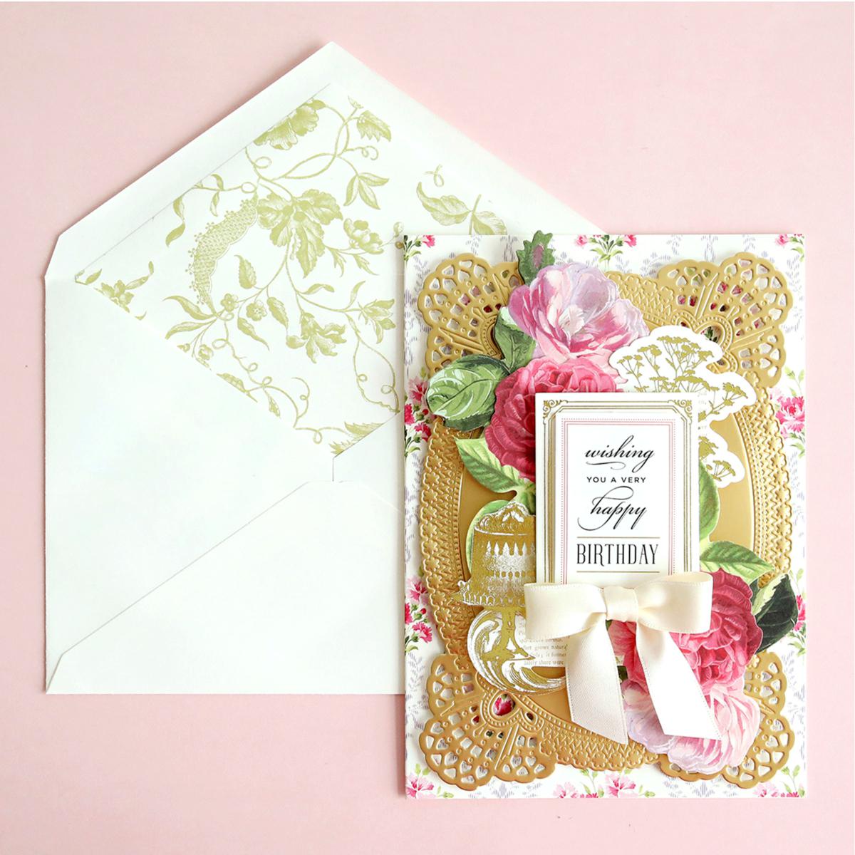 Anna Griffin Floral 5 x 7 Envelope Liners Set of 48