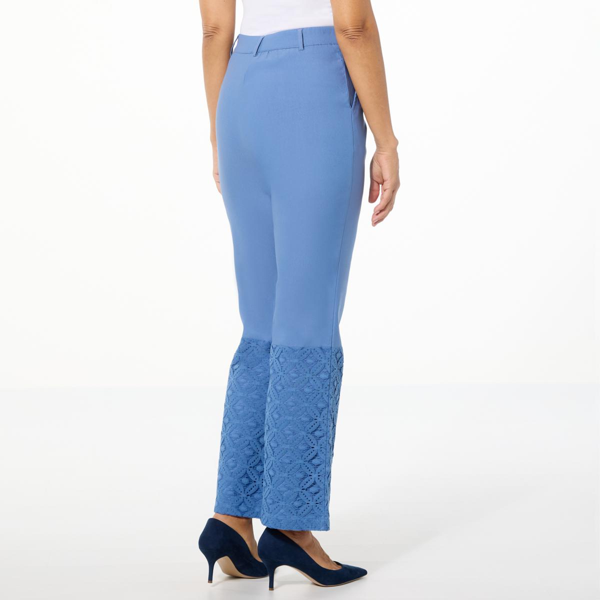 Antthony Crochet Lace Insert Millenium Pant - 23368497 | HSN