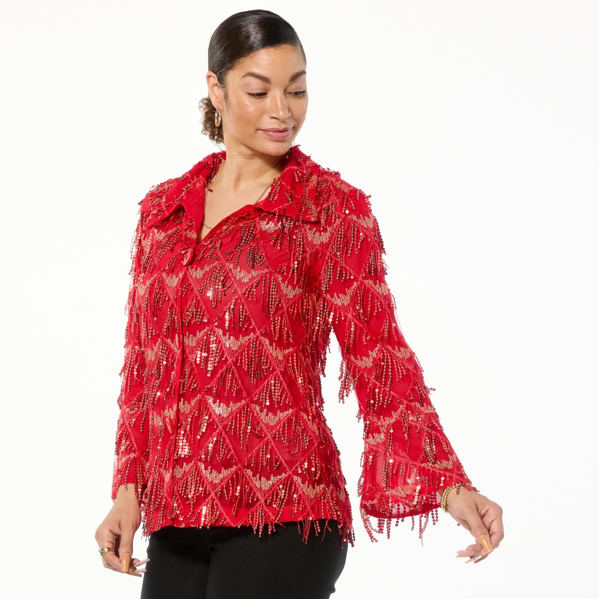 Antthony Embellished Novelty Jacket - 23368274 | HSN