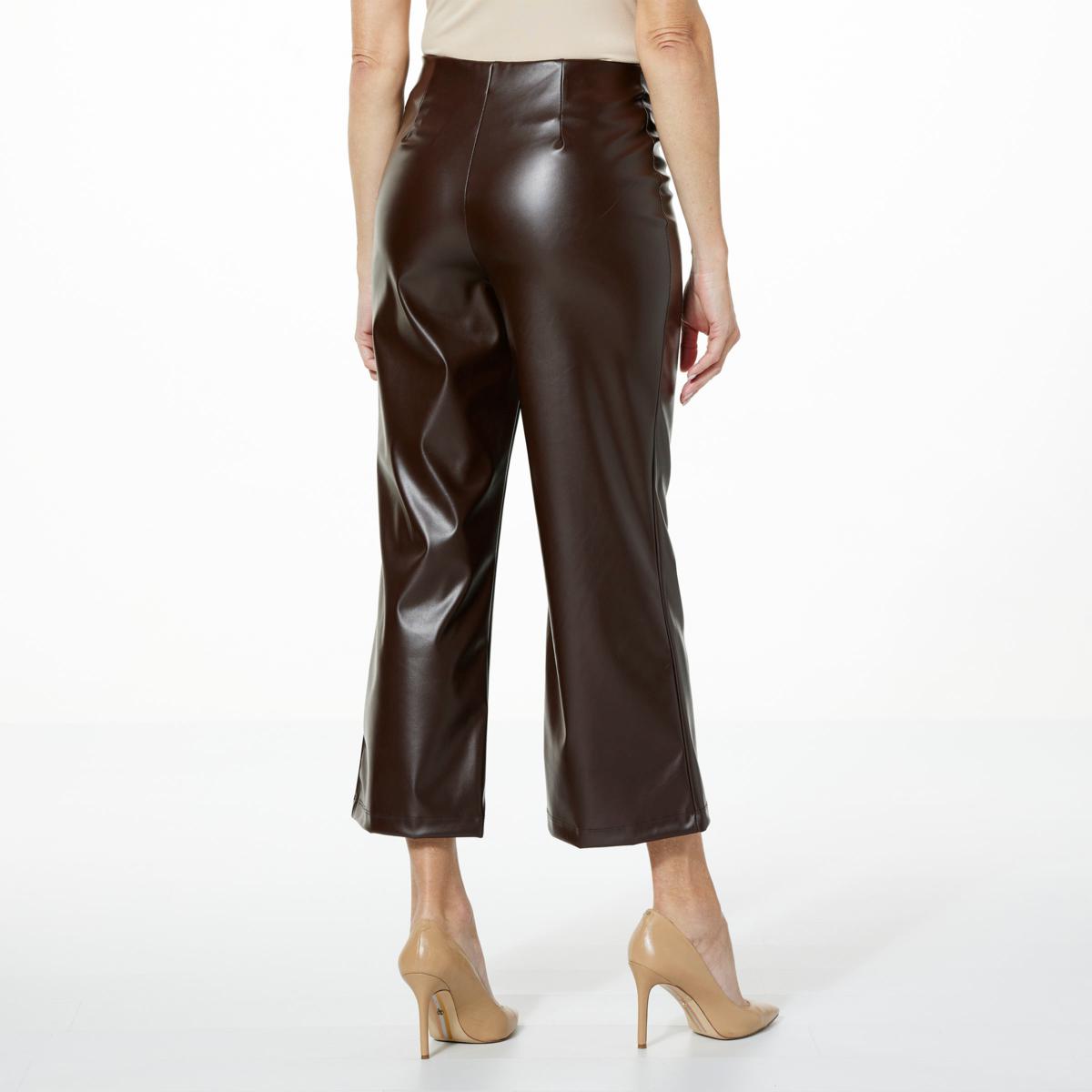 Antthony Faux Leather Gaucho Pant - 20894257 | HSN