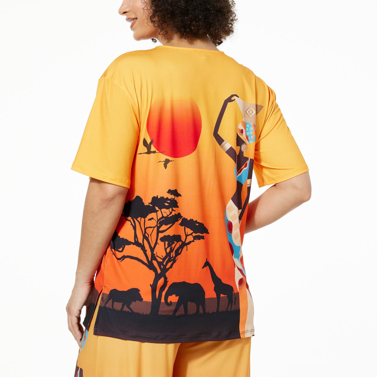 トップス TONTON Antthony Graphic Knit Tee with Matching Canvas Tote
