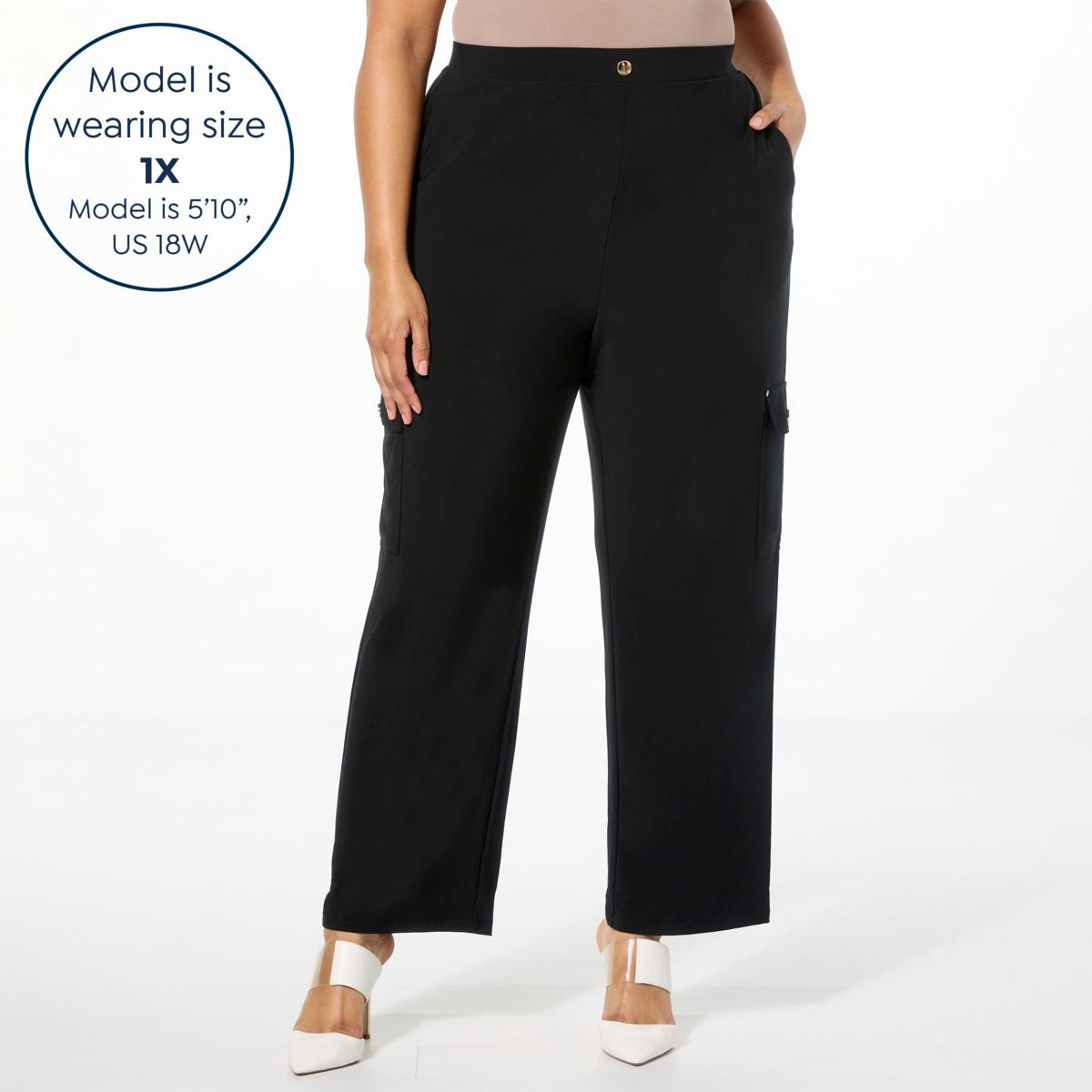 Antthony Studio Stretch Knit Pull-On Cargo Pant - 23223923 | HSN
