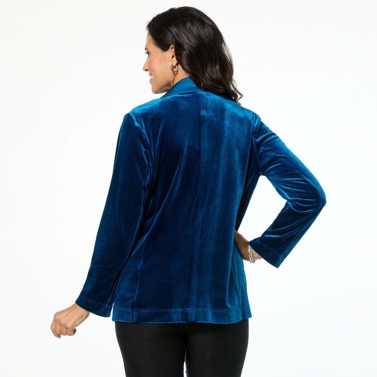 Antthony Velvet Tuxedo Blazer Jacket - 23322744 | HSN Antthony Velvet Tuxedo Blazer Jacket - 23322744 | HSN