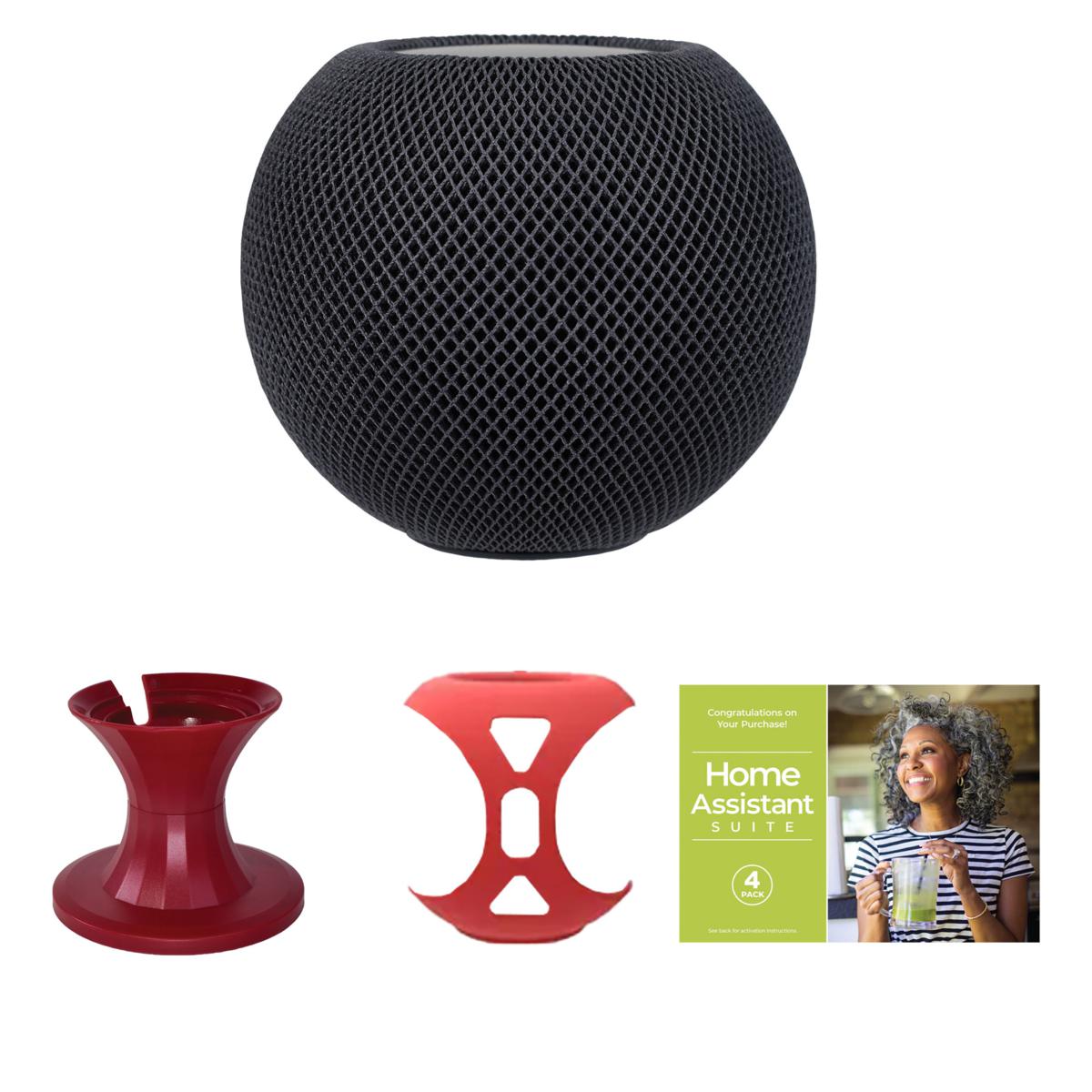 Apple HomePod Mini Bundle with Cover, Stand and Voucher - Space