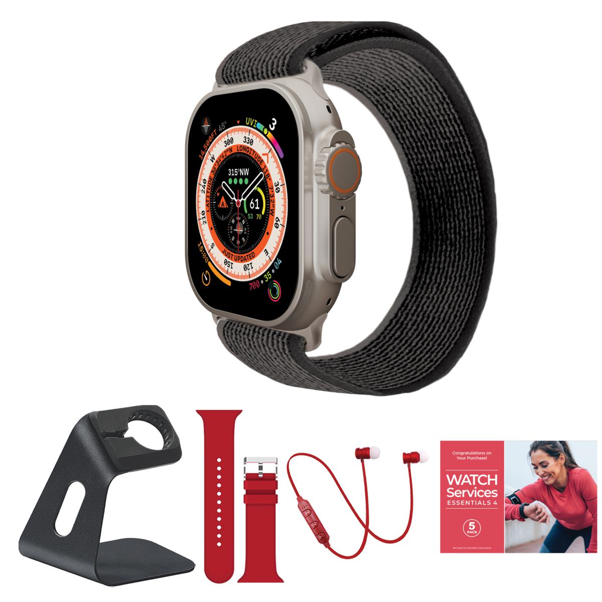 Apple Watch Ultra 49mm GPS + Cellular S/M Trail Loop Bundle