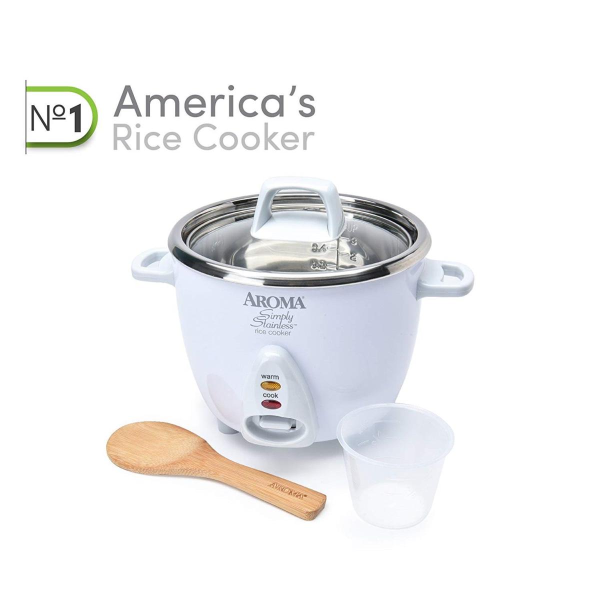 Aroma ARC-757SG Simply Stainless 14-cup Rice Cooker 9913323 HSN