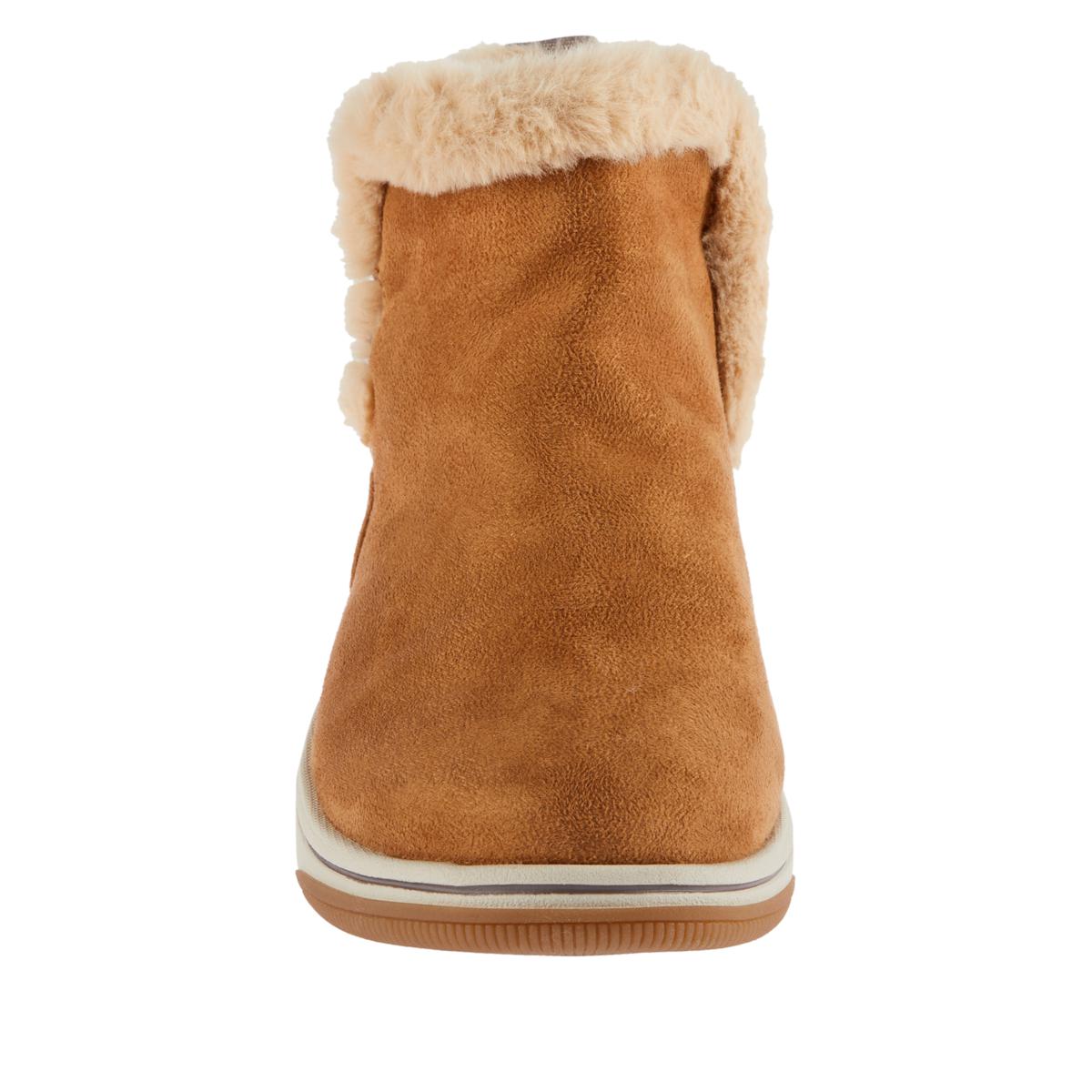 As Is CLOUDSTEPPERS by Clarks Breeze Faux Fur Bootie