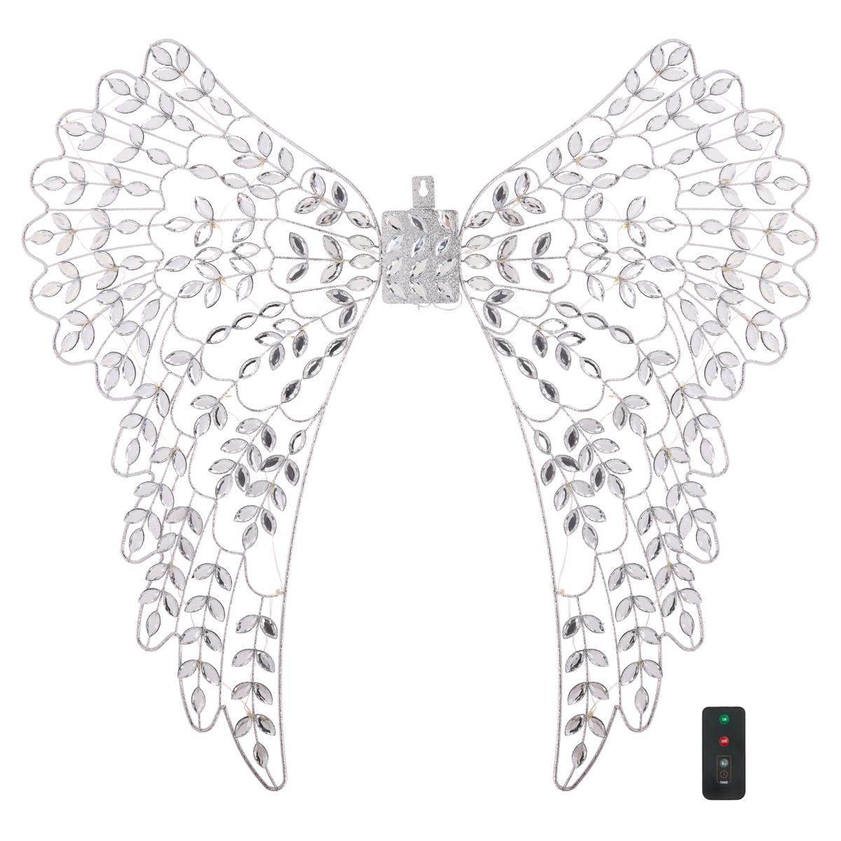 august & leo Jeweled Lit Angel Wings - 22652653 | HSN