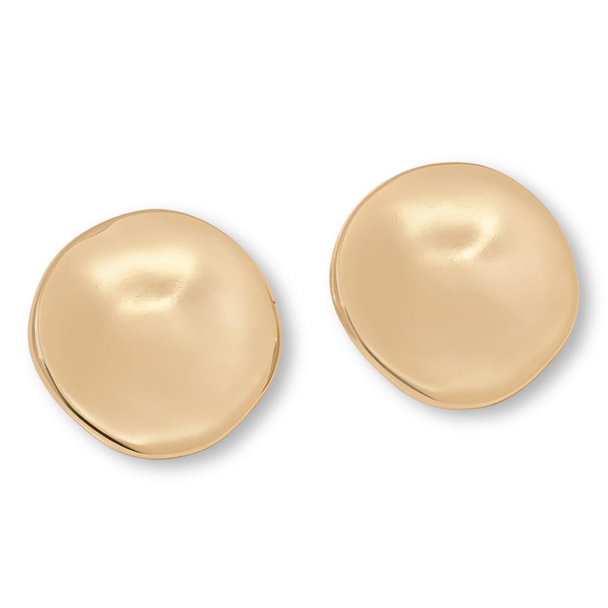 Badgley Mischka Molten Polished Button Stud Earrings 23511845 HSN