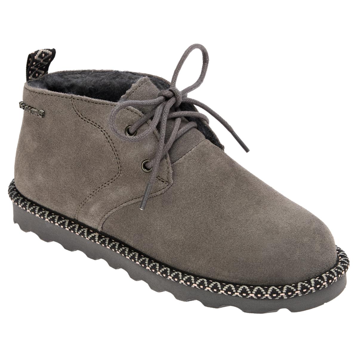 Chukka Boot Gray Bearpaws BEARPAW® Grace Suede Lace W/Rain Stain