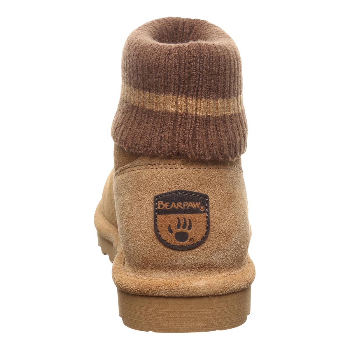 BEARPAW® September Suede Sock Boot with Rain & Stain Repellent | HSN