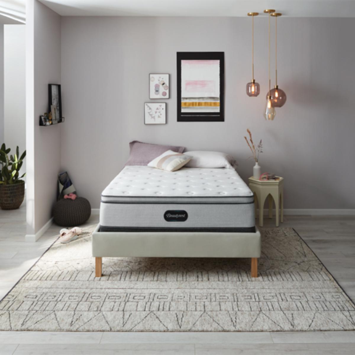 Beautyrest Plush Pillowtop Cal King Mattress Set 9124116 HSN