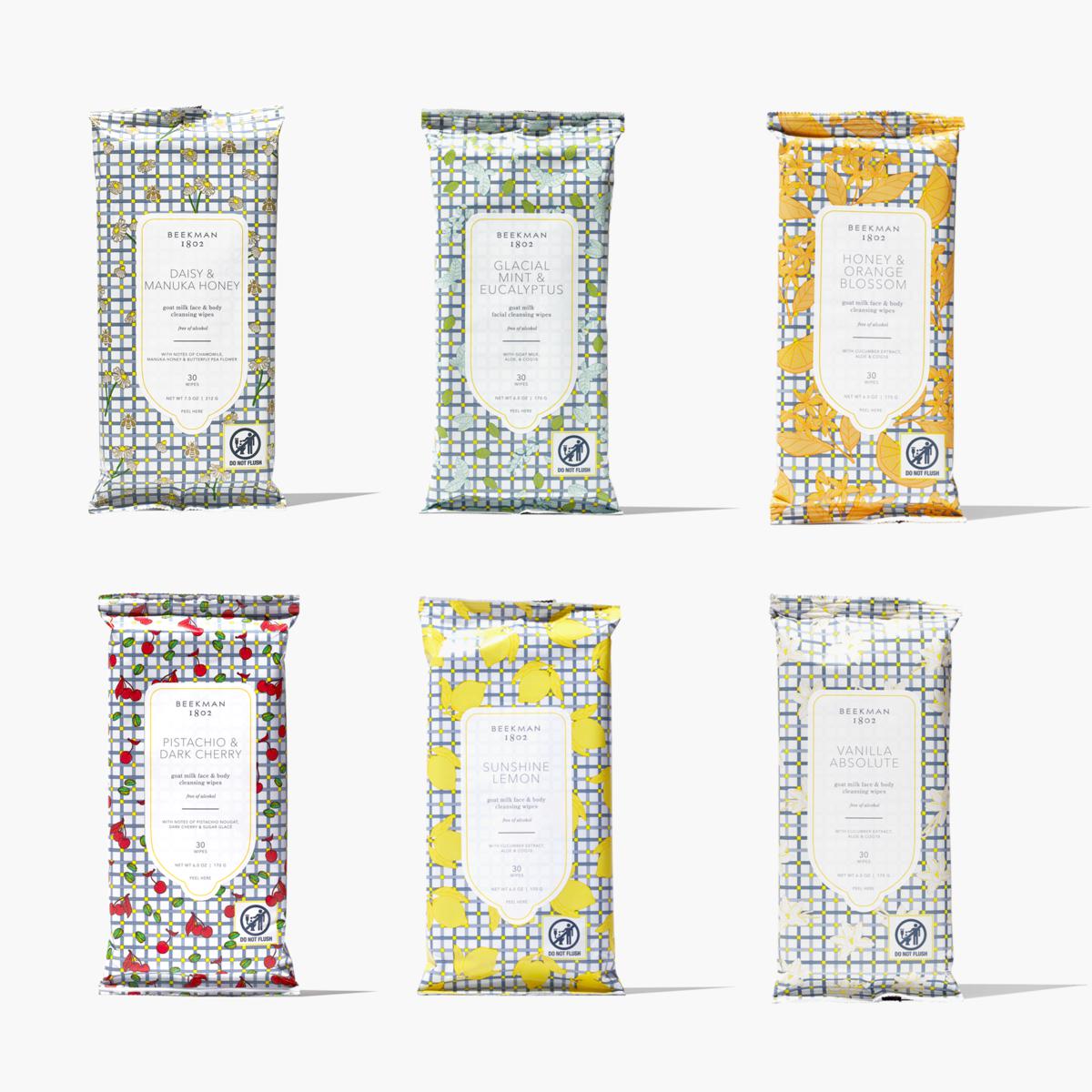 Beekman 1802 PRIDE Goat Milk 6-piece Wipes Collection | HSN