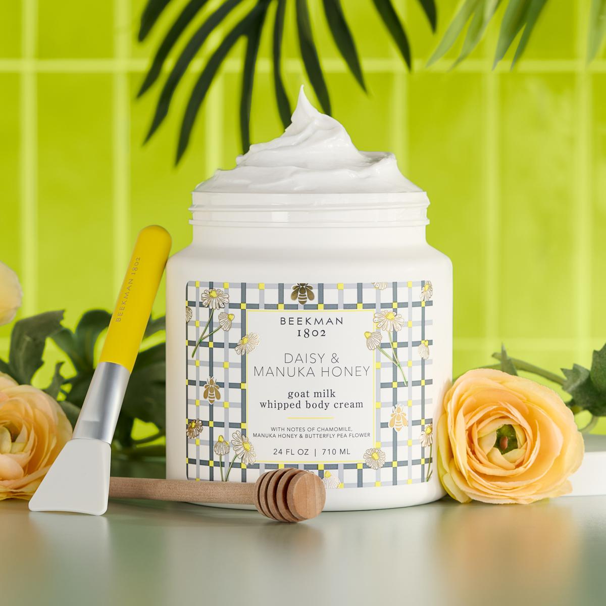 Beekman 1802 Supersize Peach Lychee Body Cream with Spatula | HSN