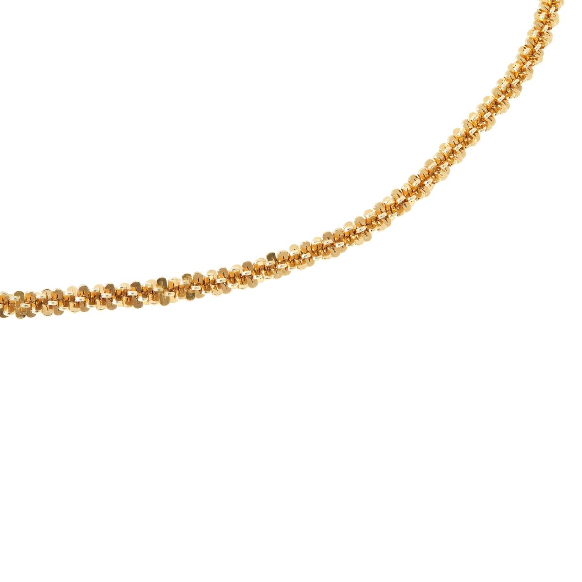 Bellezza 24 Bronze Sparkle Chain Necklace