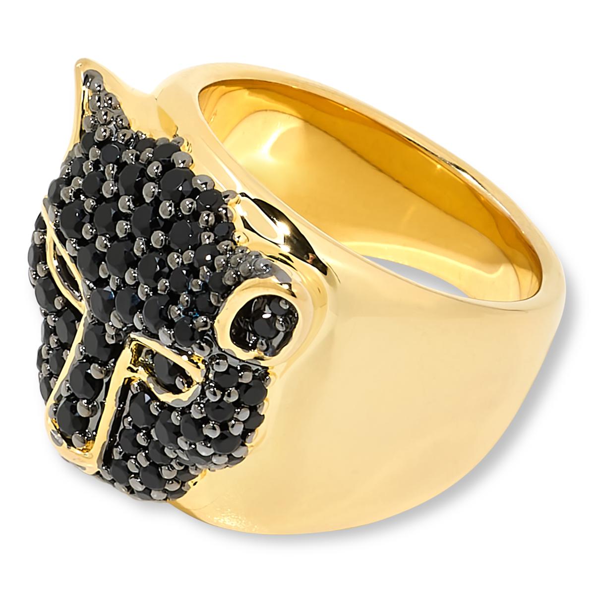 Bellezza Bronze Black Spinel Panther Ring - 23491812 | HSN Bellezza Bronze Black Spinel Panther Ring - 23491812 | HSN