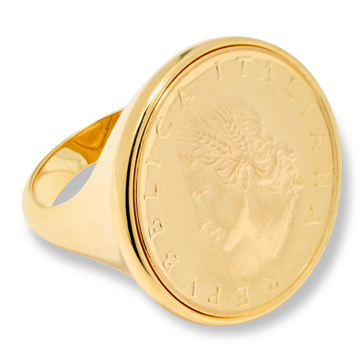 Bellezza Bronze Polished Signet Ring | HSN