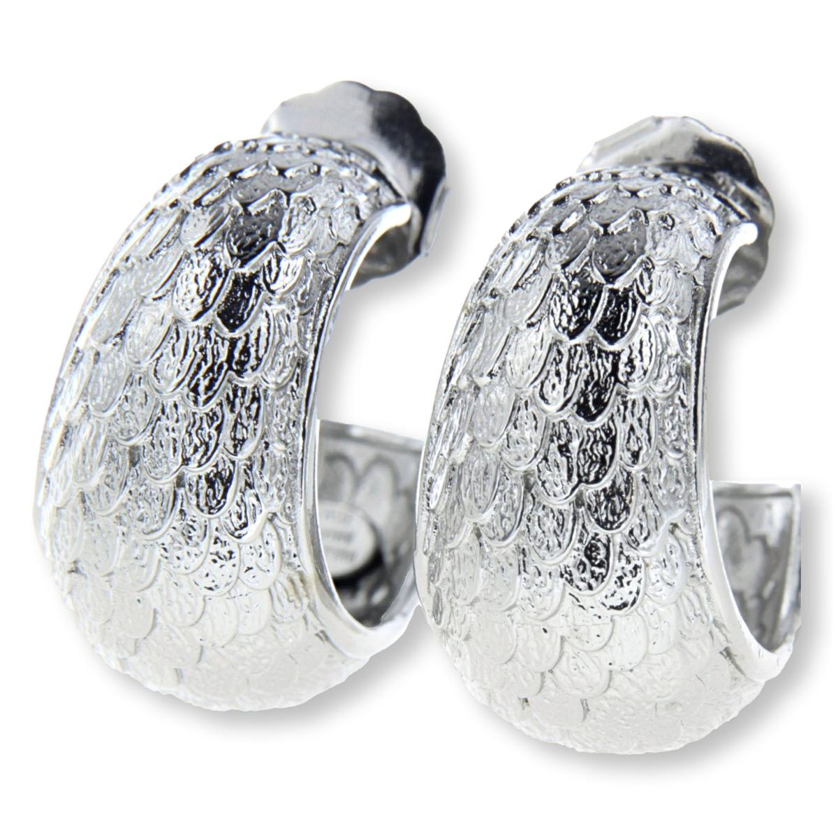 Bellezza Bronze Puffed Luxe Hoop Earrings - 23451390 | HSN