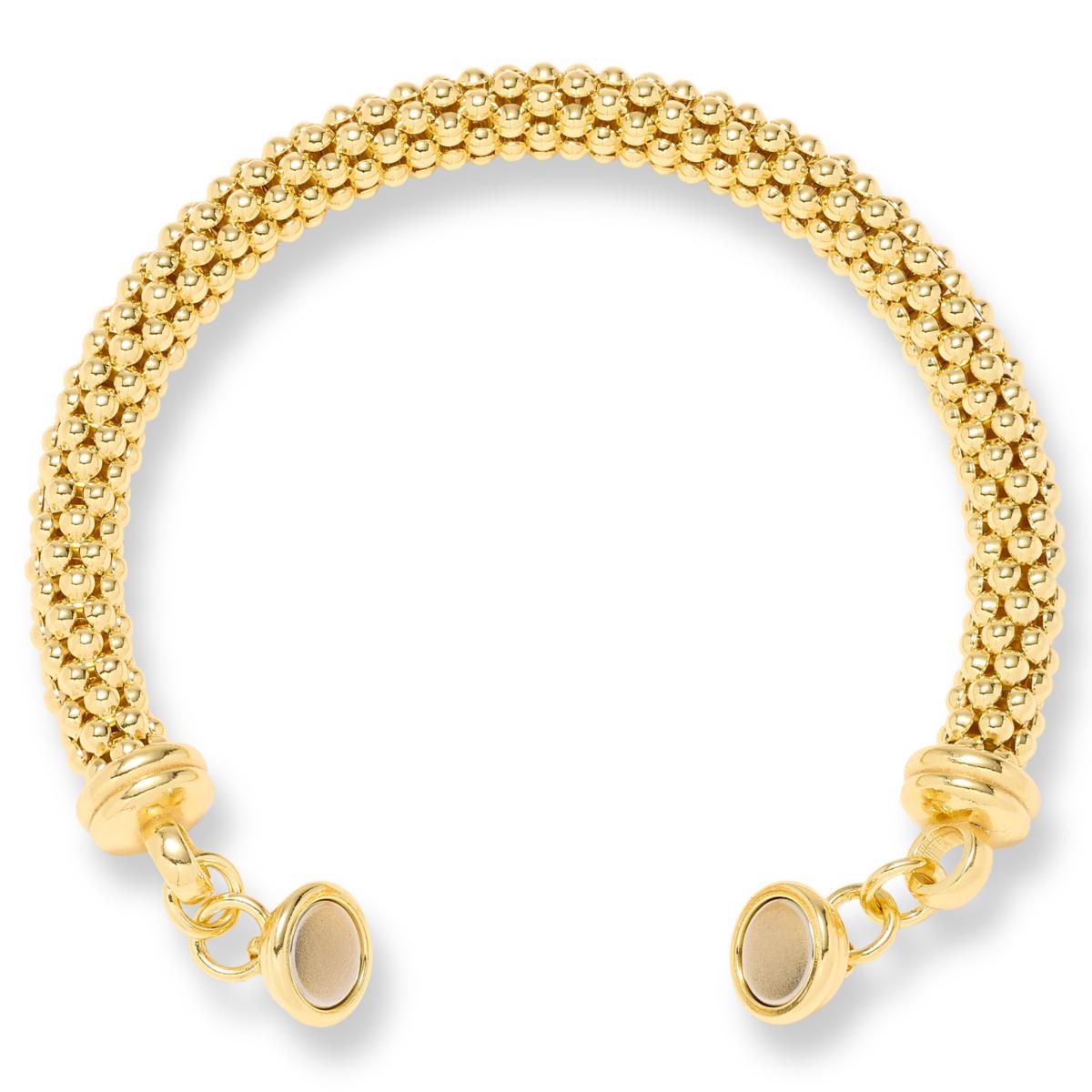 Bellezza Goldtone Popcorn-Chain Bracelet | HSN