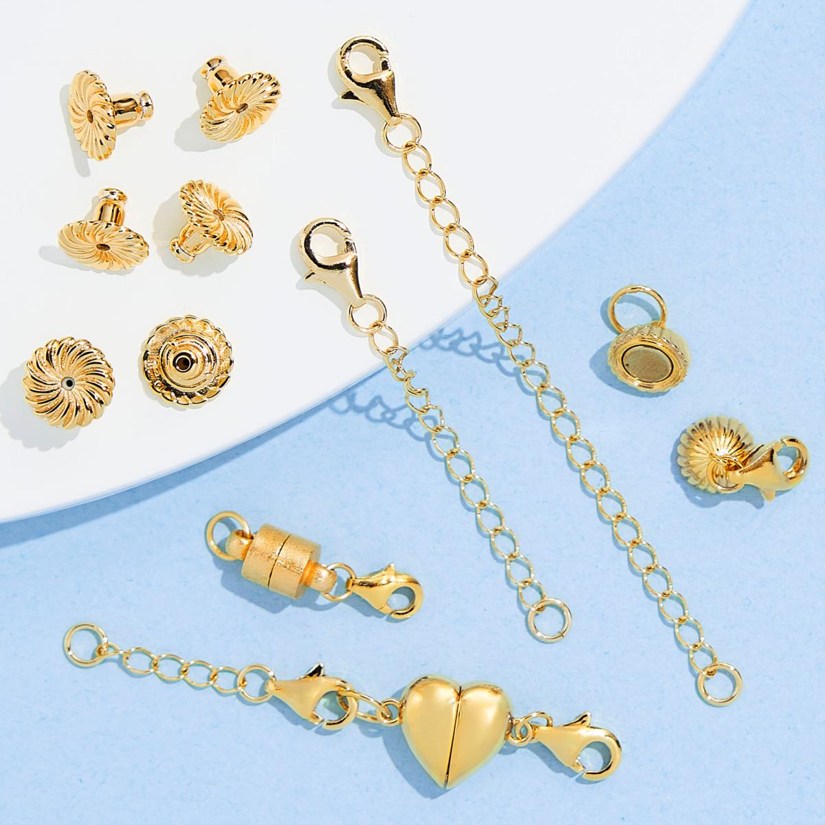 Bellezza Jewelry Solutions Clasps, Extenders and Backs Boxed 12pc