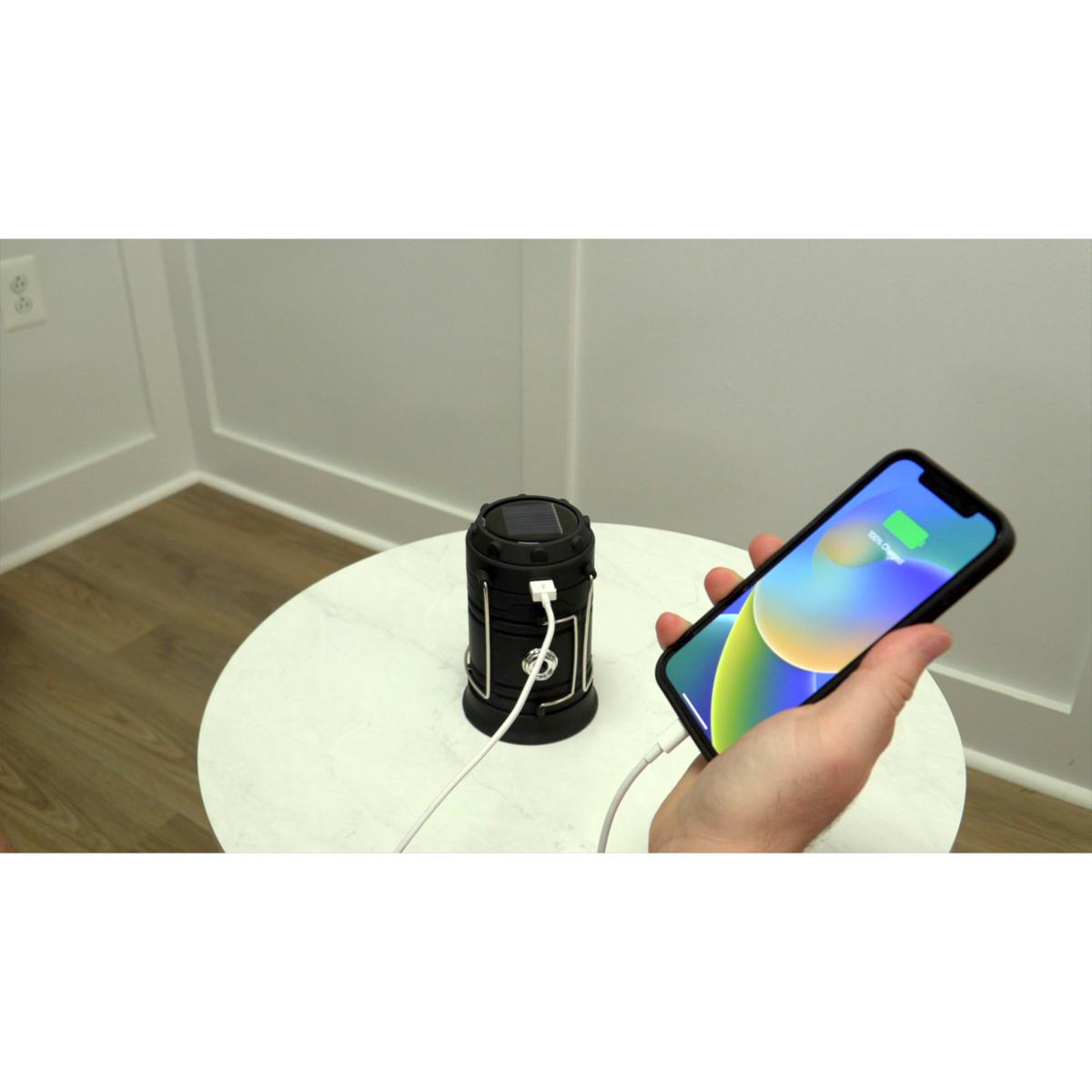 Bell+Howell Rechargeable Solar Lantern & Light Power Bank