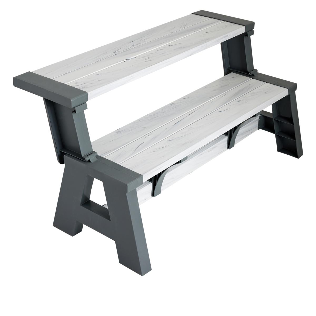 Qvc bench picnic table hot sale