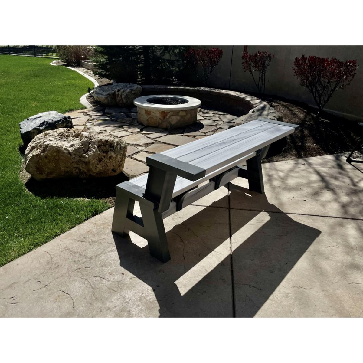 Qvc picnic table online bench