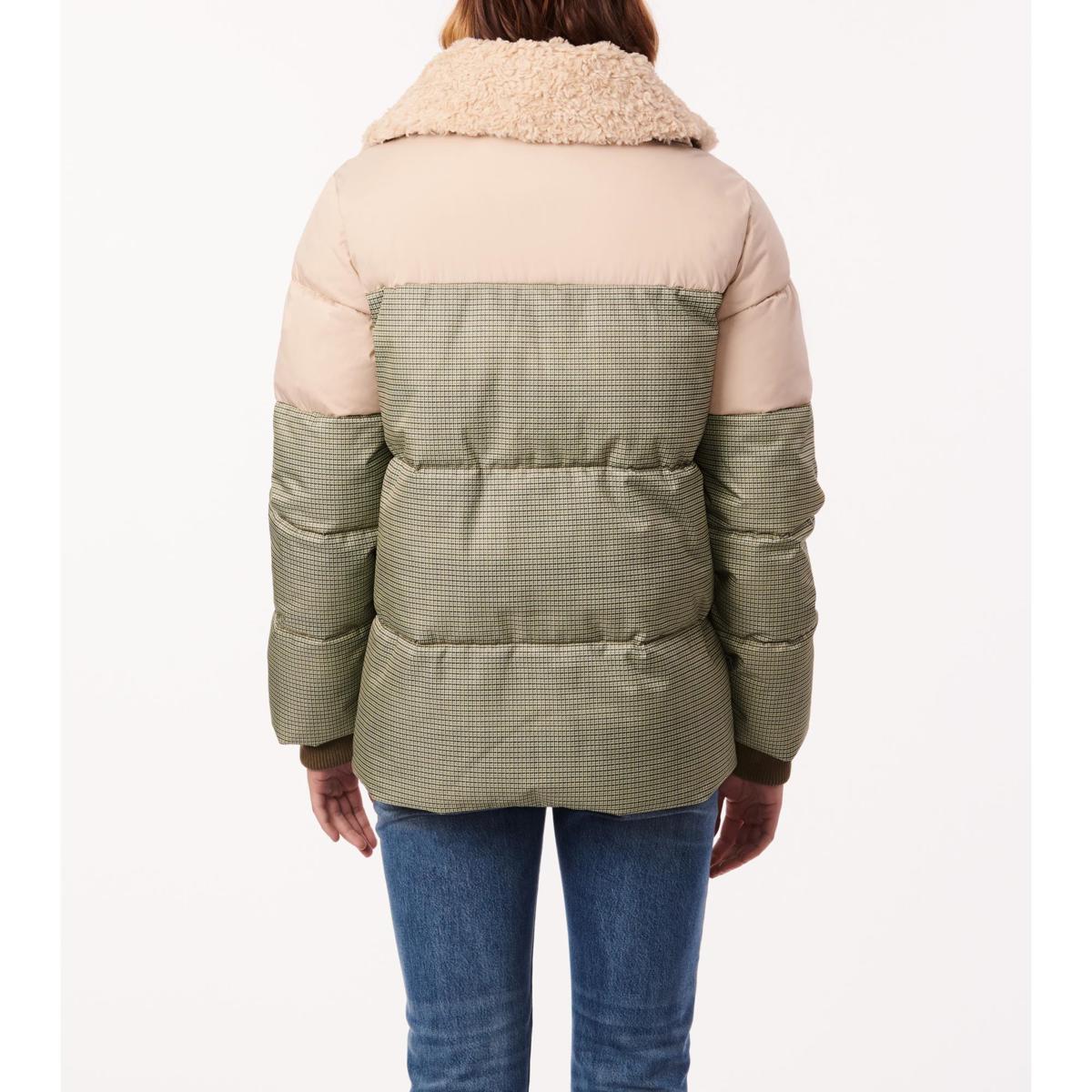 Bernardo Puffer with Detachable Fur Collar