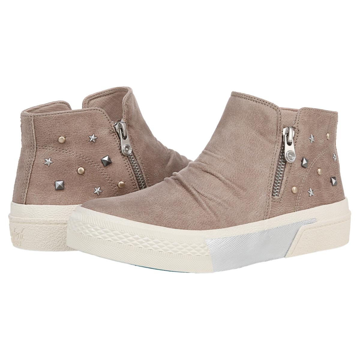 Blowfish Malibu Wave-Hi Sneaker Alta Donna – Vegan, Ecopelle, Lacci Regolabili E Suola Plateau