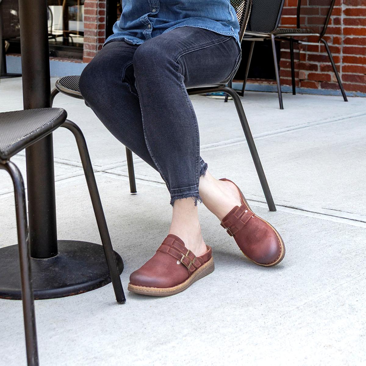 Born® Cort Suede Comfort Clog 1873493 HSN