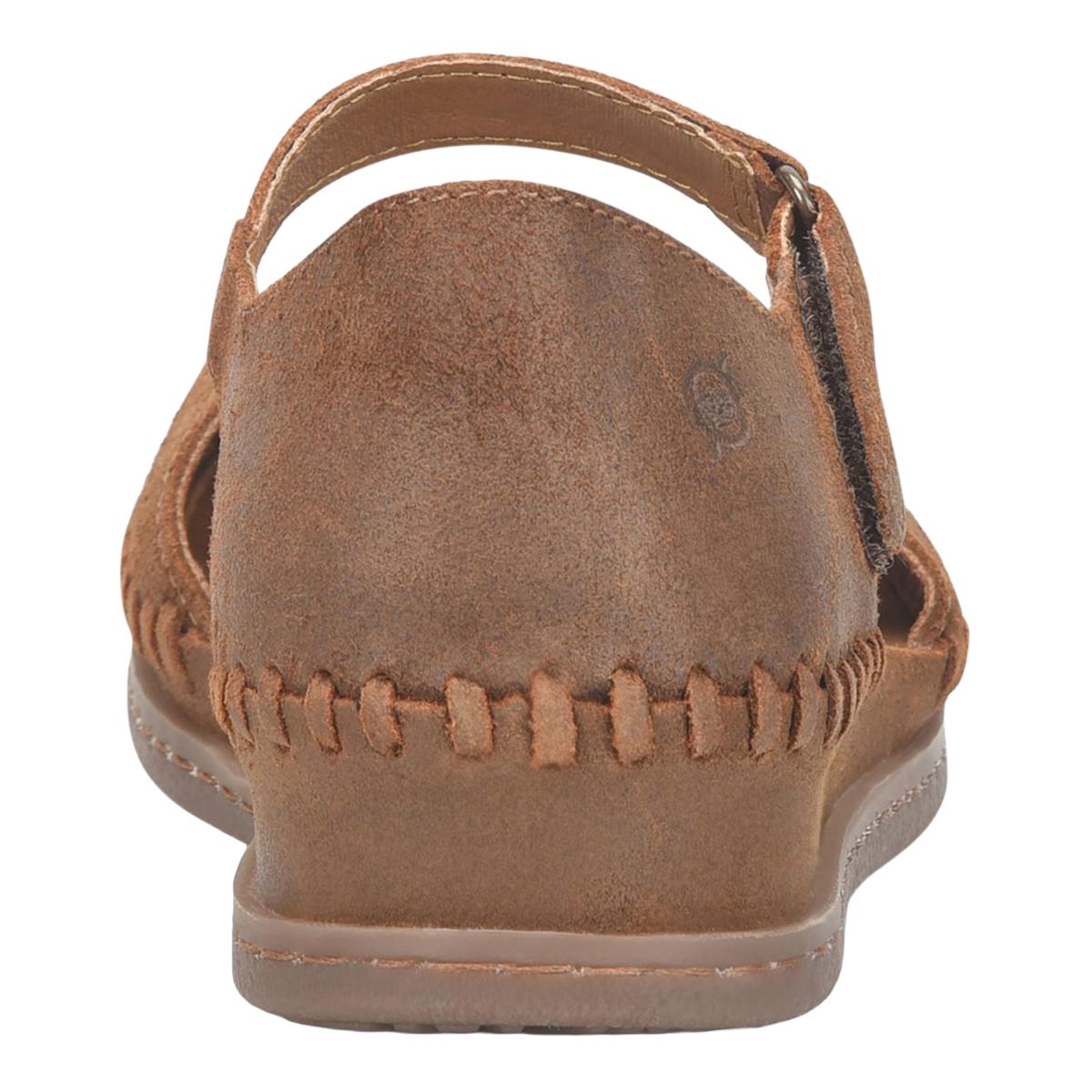 BORN Leather Ela Comfort Sandals Born® Ela 2-piece Quarter Strap Wedge | HSN main image 3