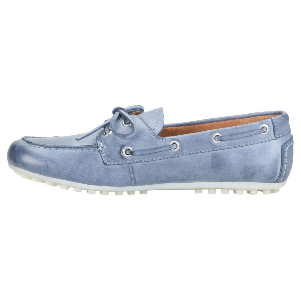 Born® Faye Slip-On Leather Boat Shoe | HSN display picture 2