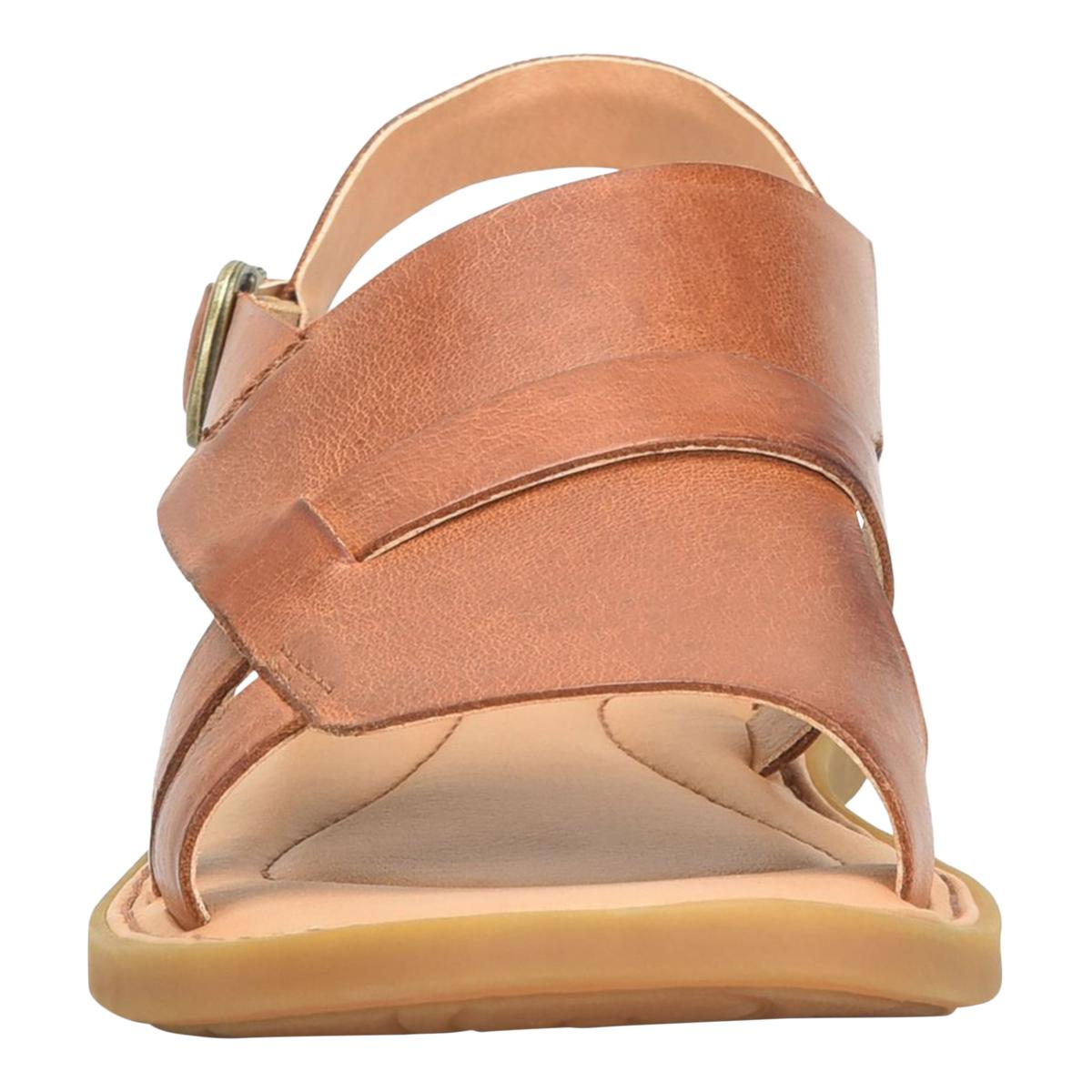 Born Men\'s Dark Brown Leather Slingback Sandals Born Inka Leather Slingback Sandal | HSN main image 3