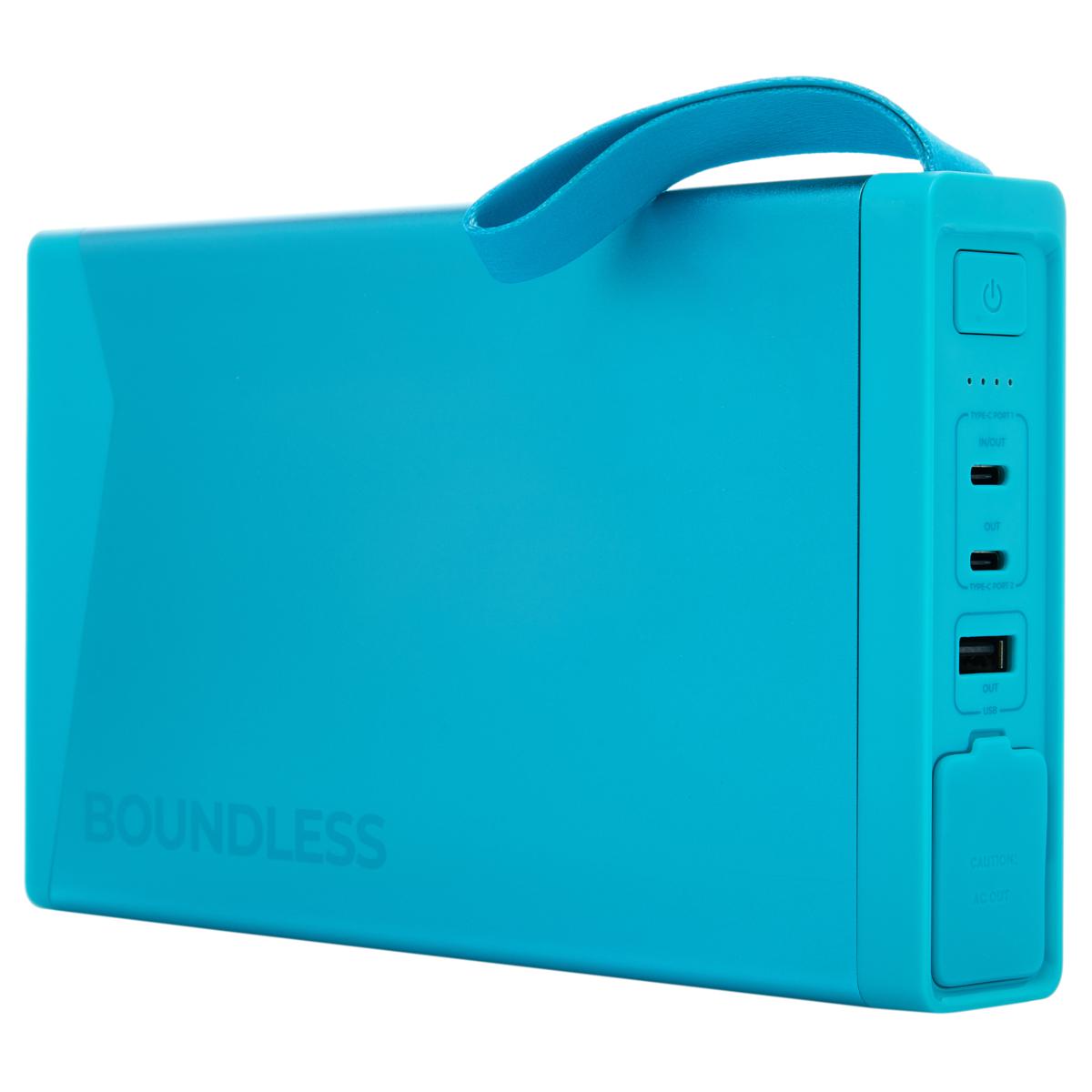 Boundless, 27,000mAh Power Station with AC Outlet, Cable, and Pouch