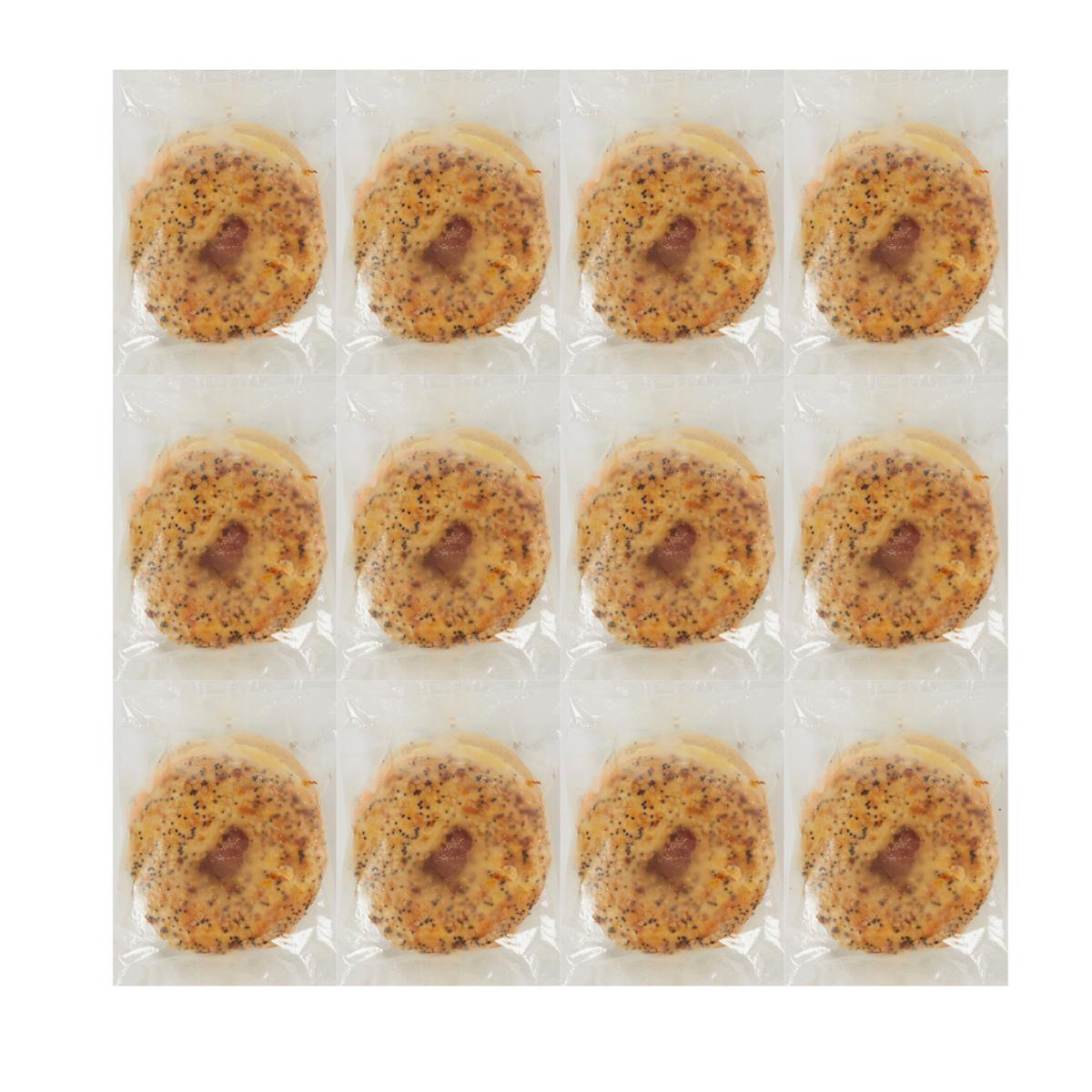 Brooklyn Food Group 12-pc 4oz. Bacon, Egg & Cheddar Bagel Sandwich | HSN