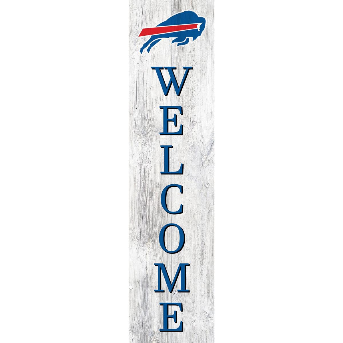 Buffalo Bills Distressed Logo Cutout Sign 