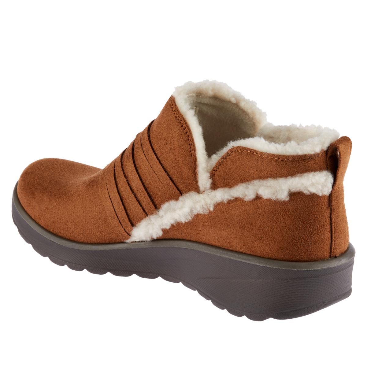 Bzees Machine Washable Faux Fur-Lined Bootie