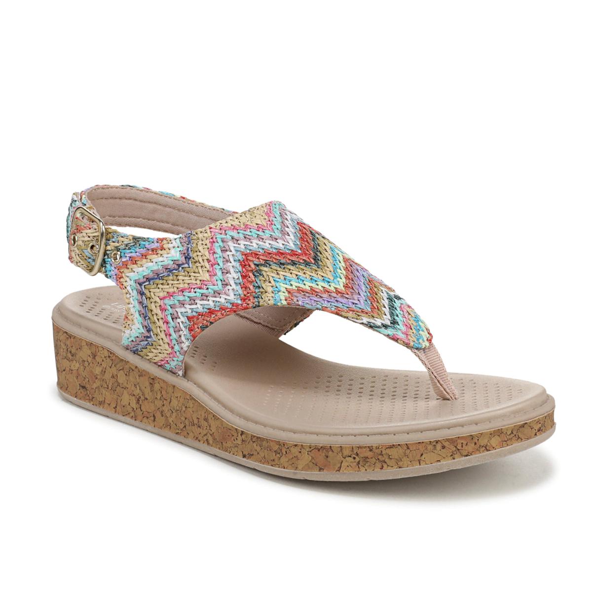 BZees® LifeStride Beachy Wedge Sandal with Air Step | HSN