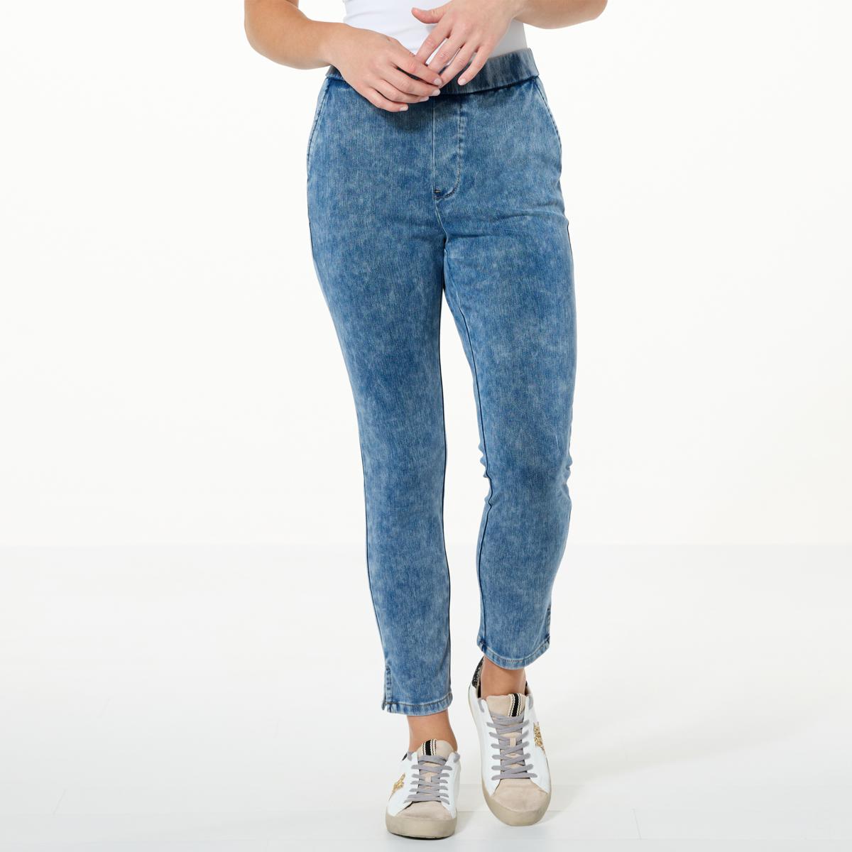 C Wonder by Christian Siriano Pull On Acid Wash Pant - 20811534 | HSN